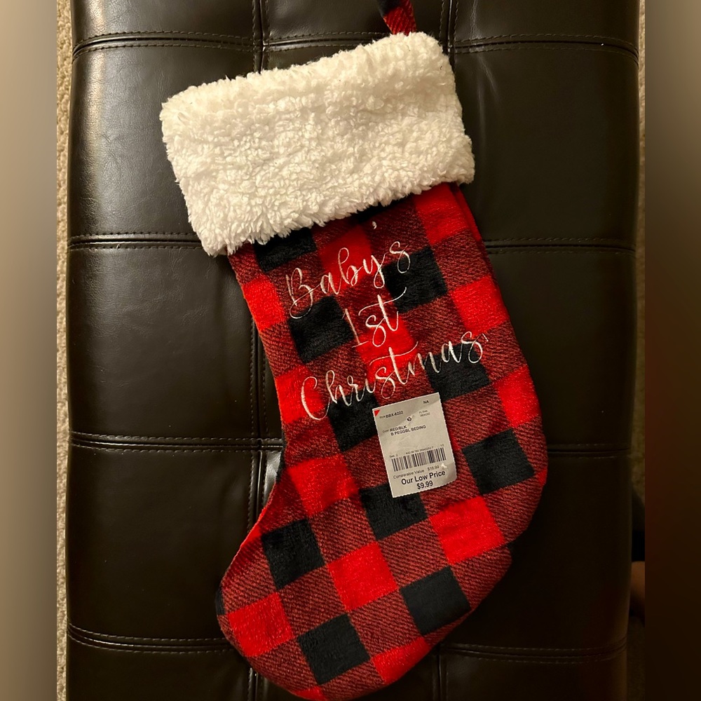 Babies 1st Christmas stocking. NWT